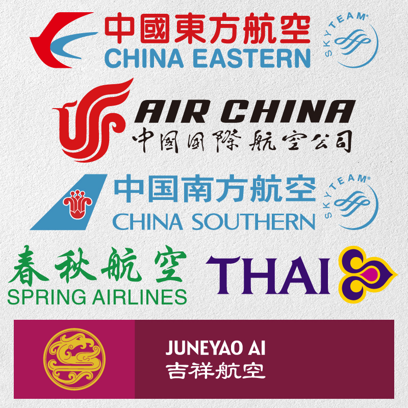 南航东方航空公司国航春秋泰航Logo标志个性车贴汽车装饰反光贴纸