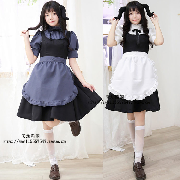 新款Cosplay服装爱丽丝梦游仙境服装餐厅女仆装 COS动漫展演出服