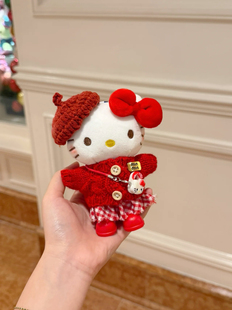 【新年限定】正版hellokitty包包挂件可爱毛绒玩偶公仔钥匙扣礼物