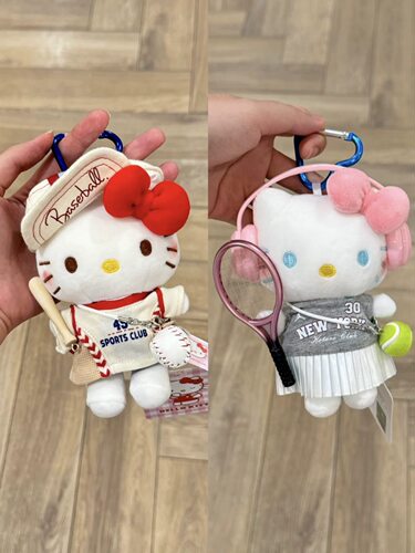 【正版】hellokitty包包挂件可爱棒球毛绒玩偶包挂女生礼物伴手礼