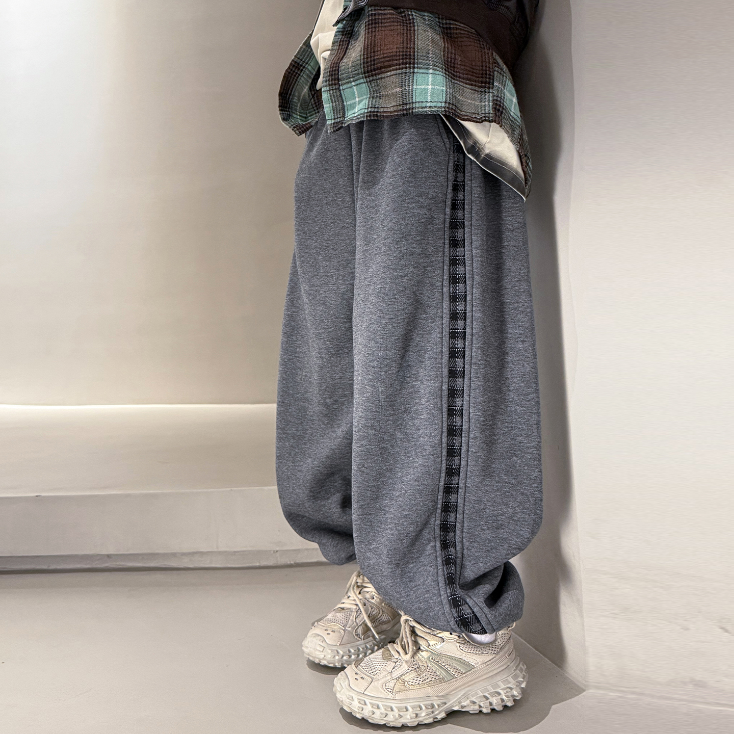 男童裤子冬季加厚2025新款儿童装