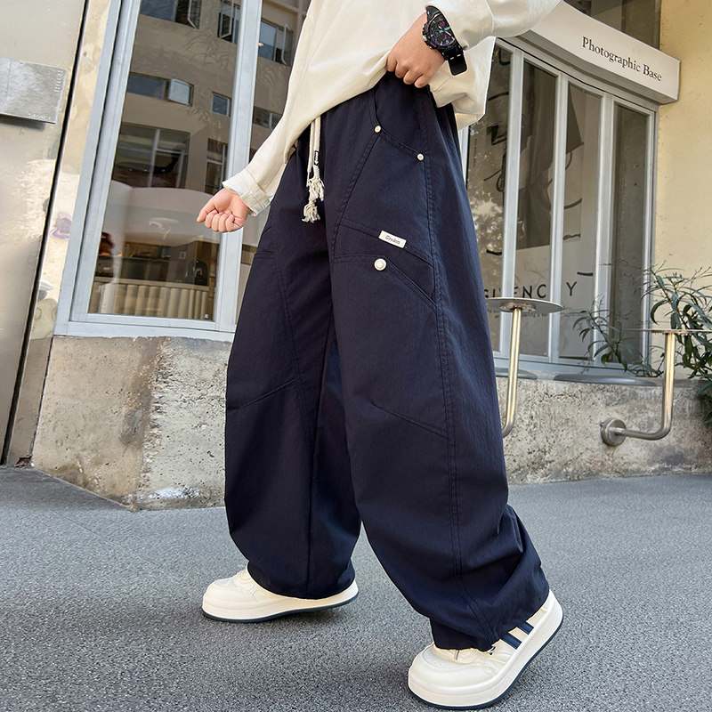 男童工装裤春季裤子2026新款儿童装春装长裤大童休闲春秋款潮痞帅,童装/婴儿装/亲子装,裤子,淘宝优惠券,粉丝福利购,淘宝优惠卷