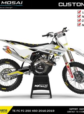 2016-19HUSQVARNA恒建250克维思K18胡斯瓦纳开禧越野摩托贴花贴纸