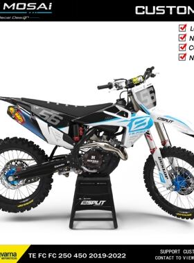 适用于 HUSQVARNA TE FE TC  250 2020-2023开禧胡思瓦娜贴花贴纸