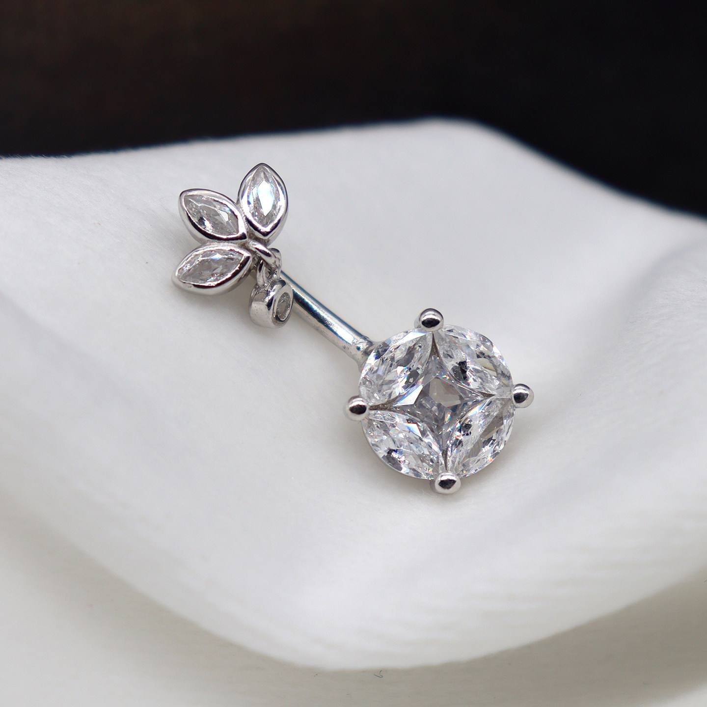 钱币肚脐钉女S925纯银防过敏个性腹部饰品性感脐钉小众设计酷辣妹,饰品/流行首饰/时尚饰品新,肚脐类饰品,淘宝优惠券,粉丝福利购,淘宝优惠卷