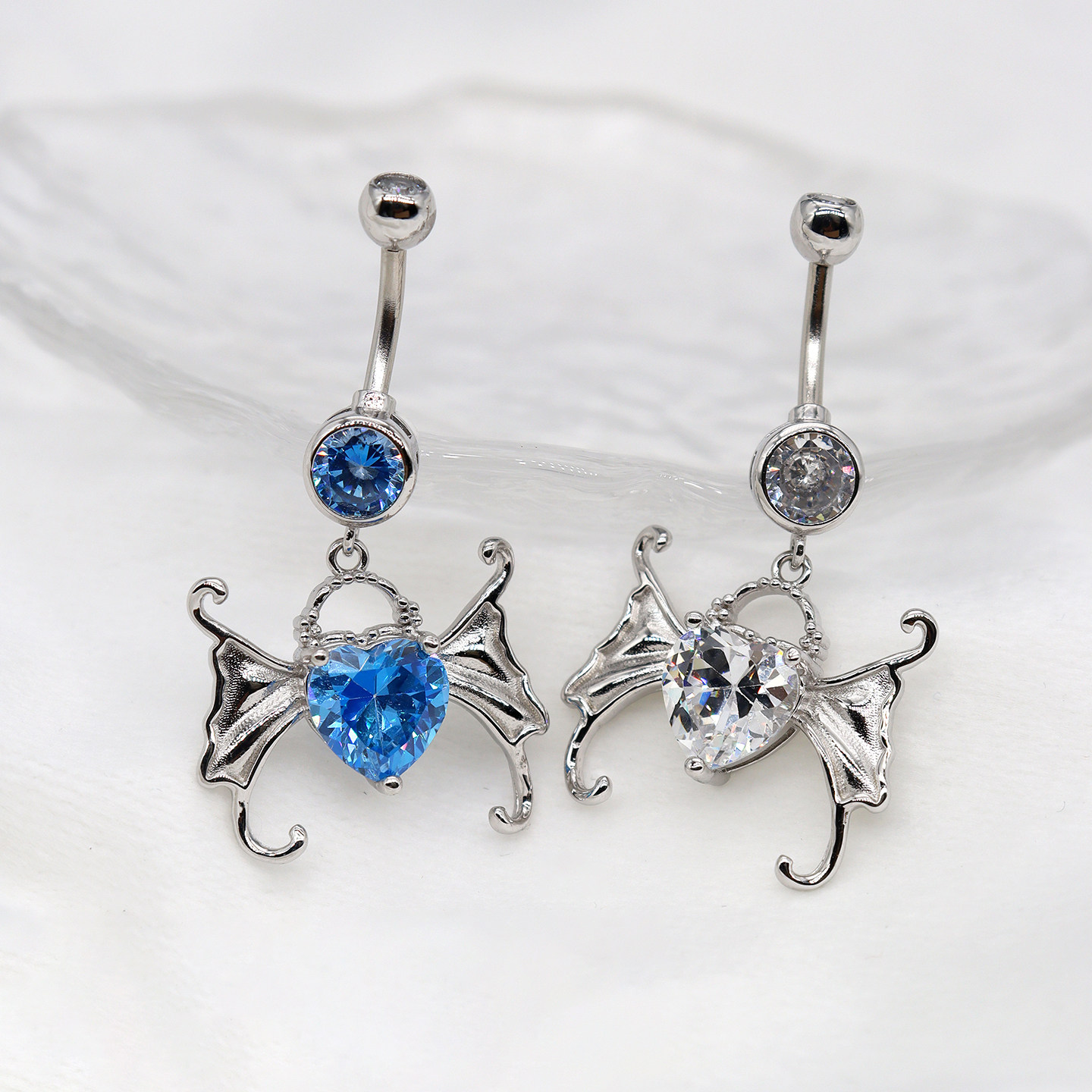 S925纯银蝙蝠肚脐钉女暗黑风个性酷辣欧美脐钉人体穿刺饰品防过敏,饰品/流行首饰/时尚饰品新,肚脐类饰品,淘宝优惠券,粉丝福利购,淘宝优惠卷