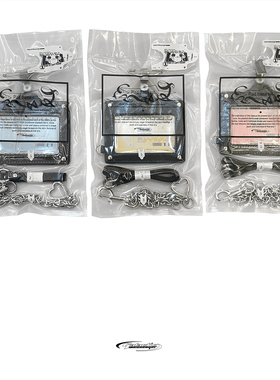 银河信差GalacticMessenger Y2K格纹链条卡套 ID卡JK配饰挂脖胸牌