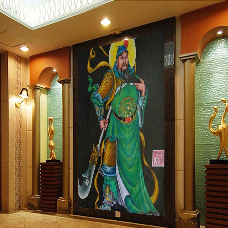 关公武财神钻石绣满钻新款手工