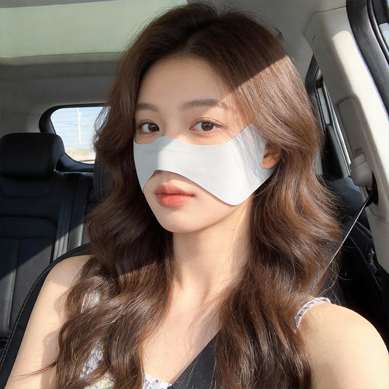 开车防晒面罩女2026新款夏季运动遮脸可挂耳蝴蝶防紫外线口罩透气