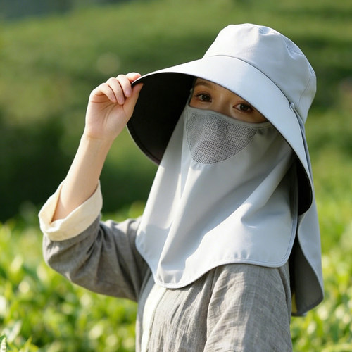 2026新款采茶防晒帽女夏季