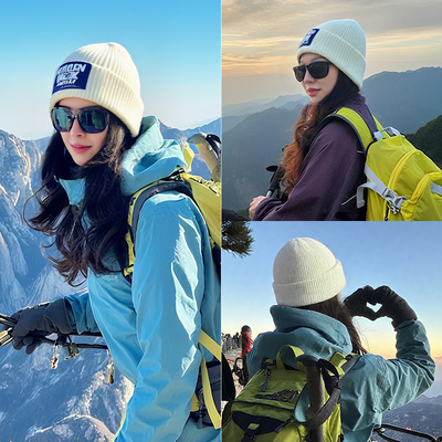 【户外推荐】宽松大头围针织冷帽