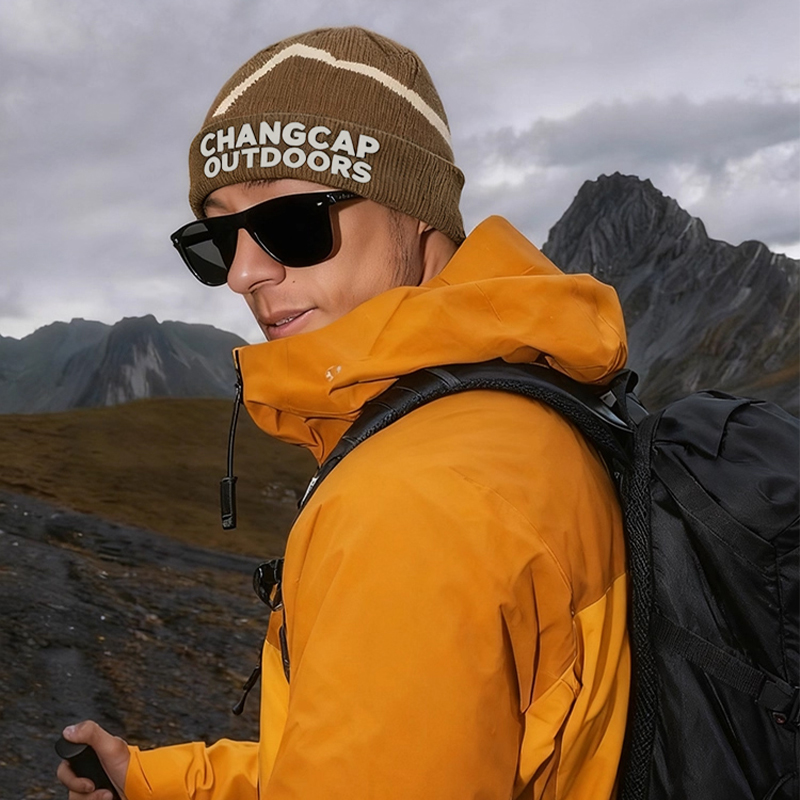 登山冷帽子男款户外徒步毛线2025