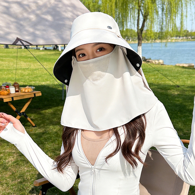 夏季女士高颜值防晒遮后颈遮阳帽