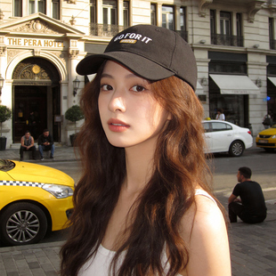 鸭舌帽2026正流行百搭显脸小韩系刺绣棒球帽女士巨好看的防晒帽子