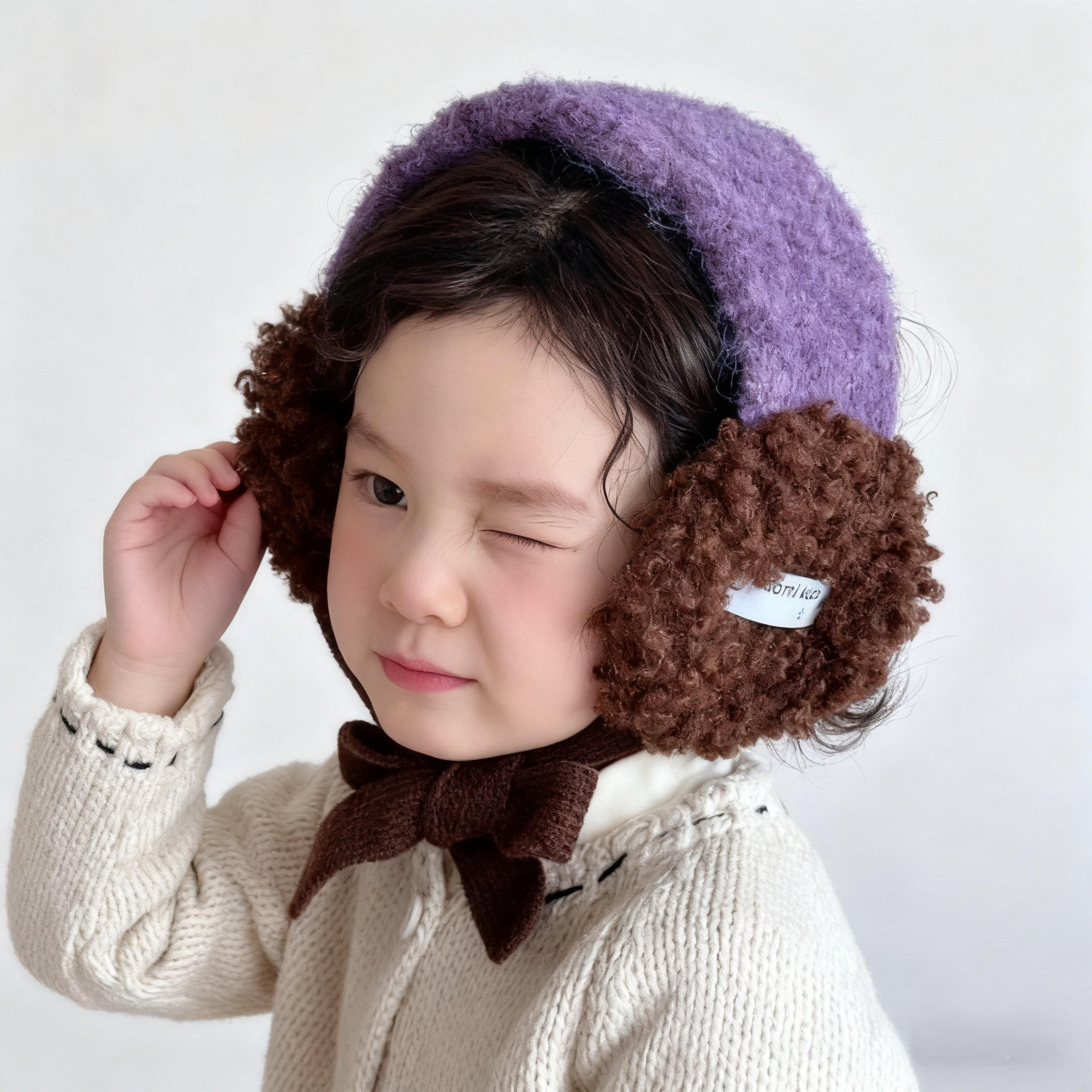 【儿童毛绒耳罩】保暖防寒