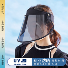 电瓶车吹不翻防晒帽风吹不掉的帽子遮阳帽女骑车夏天骑电动车神器