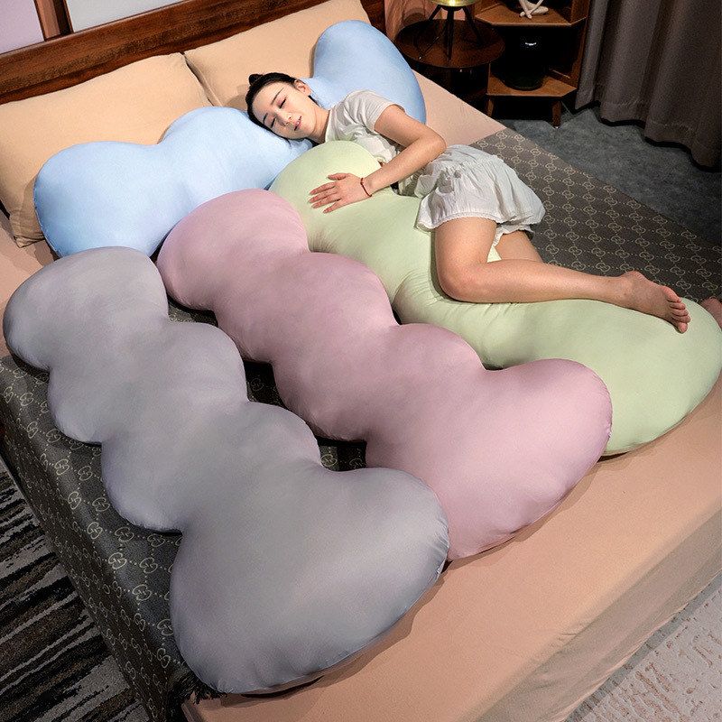 抱枕靠垫抱睡枕波浪女生枕飘窗