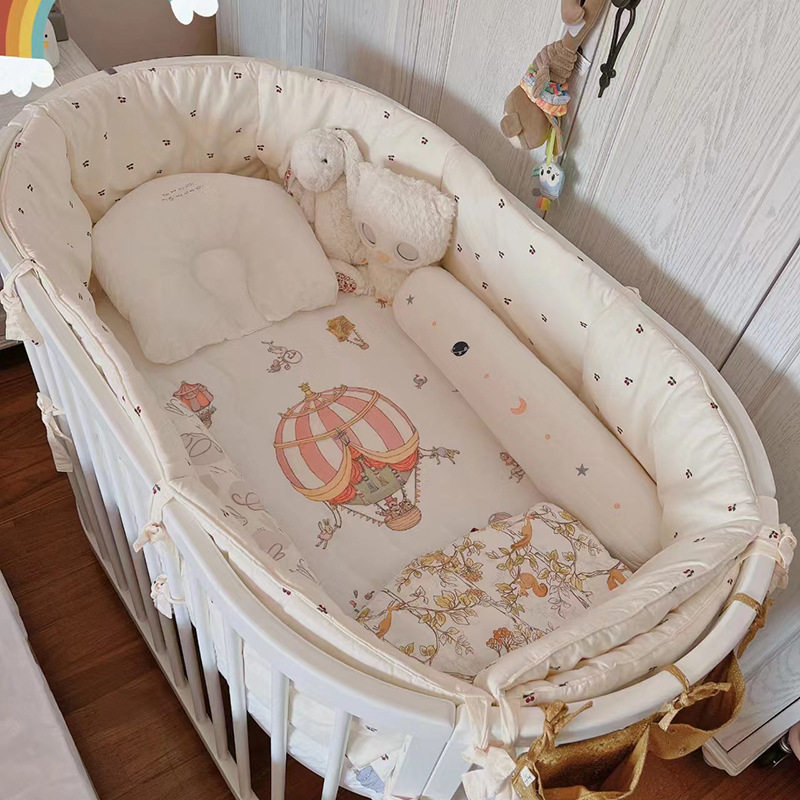 源头批发新生儿婴儿床围一片式宝宝防撞围栏靠垫软包纯棉拼接可定,婴童用品,床围/床靠,淘宝优惠券,粉丝福利购,淘宝优惠卷