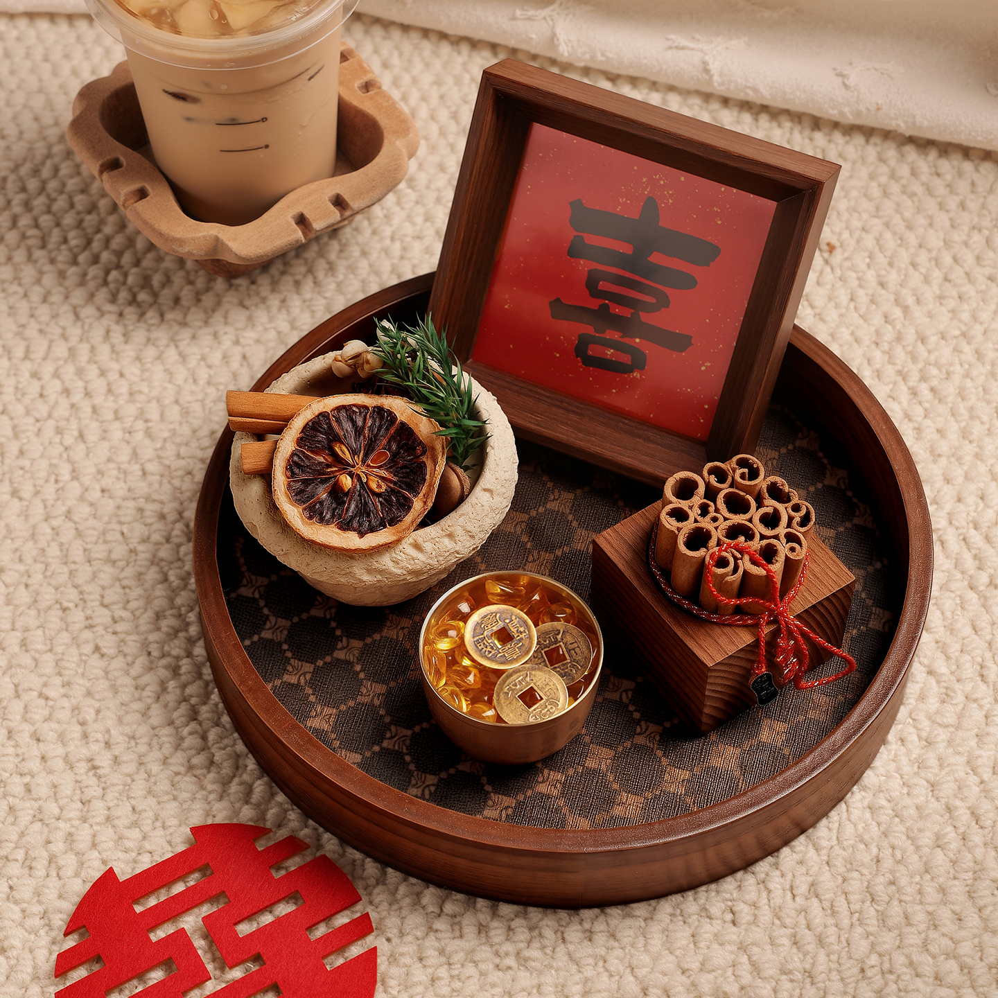 高级感香薰扩香石装饰摆件婚房布置订婚摆台新婚礼物送朋友创意品,家居饰品,装饰摆件,淘宝优惠券,粉丝福利购,淘宝优惠卷