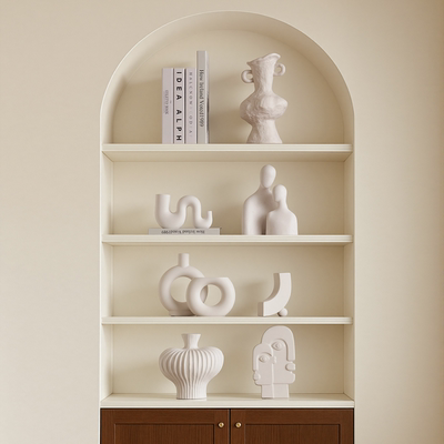 创意陶瓷艺术中古风花瓶摆件装饰