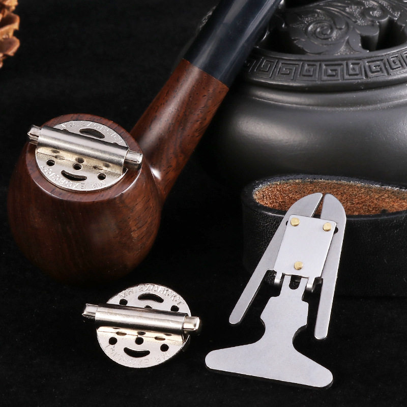 不锈钢烟斗防风罩烟斗盖防风帽烟斗修碳器配件专用工具可调节口径图片