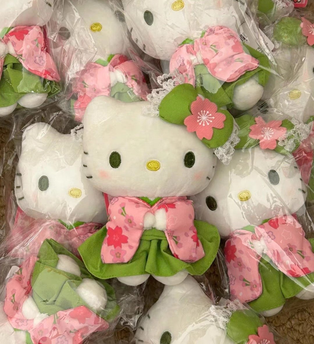 日本三丽鸥樱花粉色蓝色和服hellokitty挂件抹茶KT挂件,服饰配件/皮带/帽子/围巾,包挂件,淘宝优惠券,粉丝福利购,淘宝优惠卷