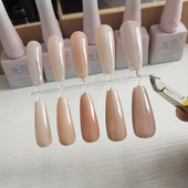 美甲网红冰透色裸透色甲油胶小套装 粉透玉脂胶nail gel美甲店专用