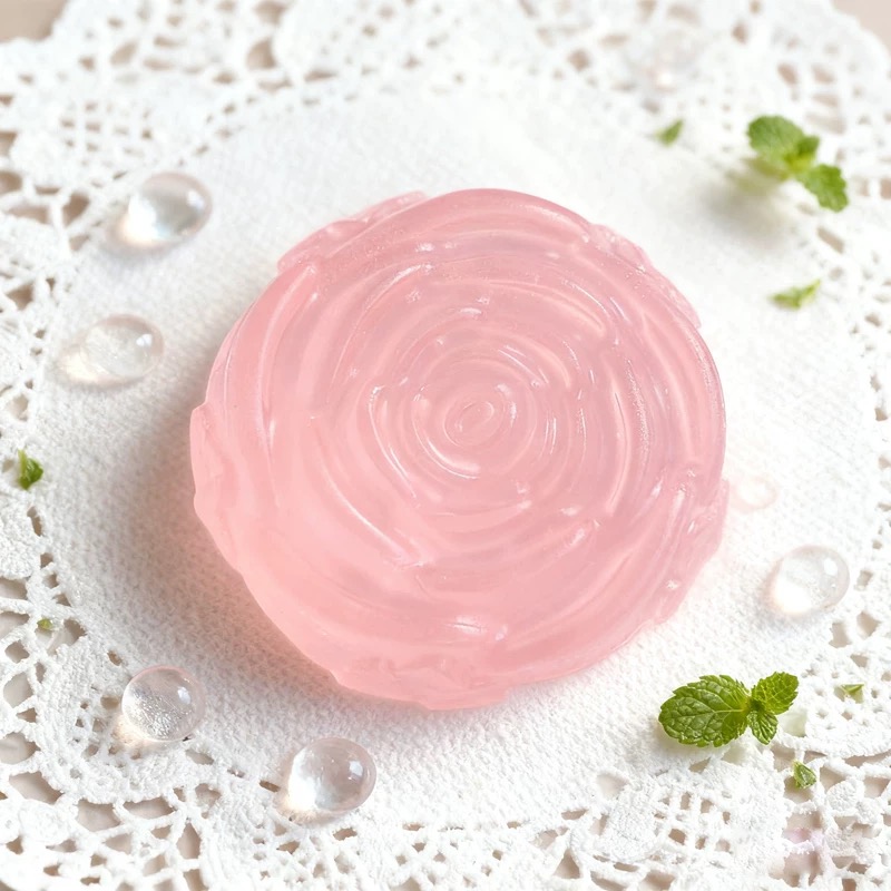 天然植物玫瑰精油手工皂温和清洁养护洁面沐浴手工皂85g香氛滋润
