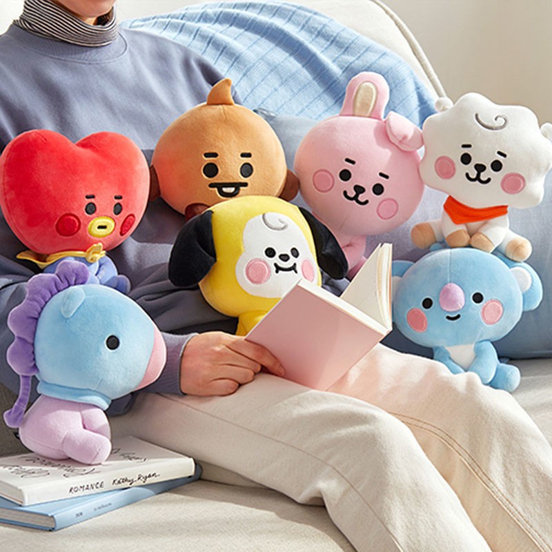 防弹少年团bt21金泰亨rj tata坐姿公仔