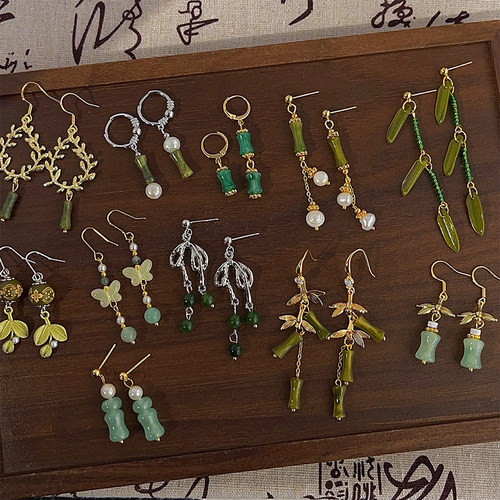 国风新中式耳环汉服旗袍耳饰