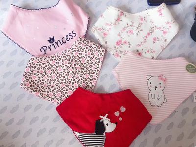 口水巾婴儿纯棉围嘴防水围兜宝宝