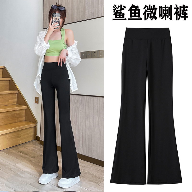 高腰休闲运动长裤显瘦收腹