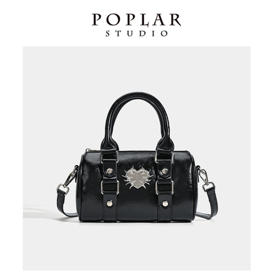 POPLAR小众设计波士顿手提包包女2026新款百搭甜酷辣妹单肩斜跨包