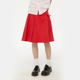 King Prince夏季 文艺学院风红色蝴蝶结半裙设计感口袋半身裙子女