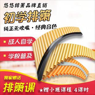 悠悠22管G调ABS树脂排箫新手初学入门练习中小学音乐课疗愈乐器