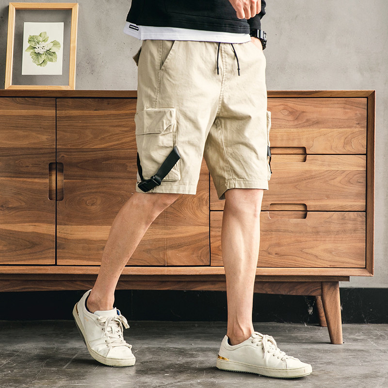 Khaki Guochao work clothes shorts solar system Harbor Wind Five point pants Easy Casual summer shortsin the Men's clothing, Casual pants  category - from Buy2taobao.com to provide professional Taobao agent buy service