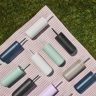 FELLOW Carter咖啡保温杯卡特陶瓷涂层不锈钢吸管水杯大容量20oz