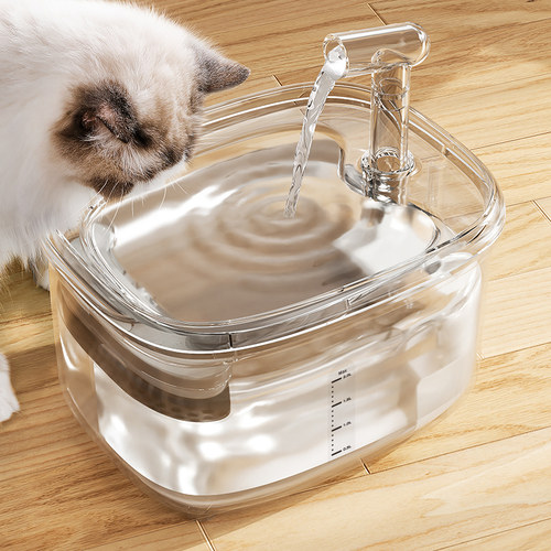 猫咪饮水机自动循环流动宠物猫喂水器不插电小猫喝水狗狗水壶水碗