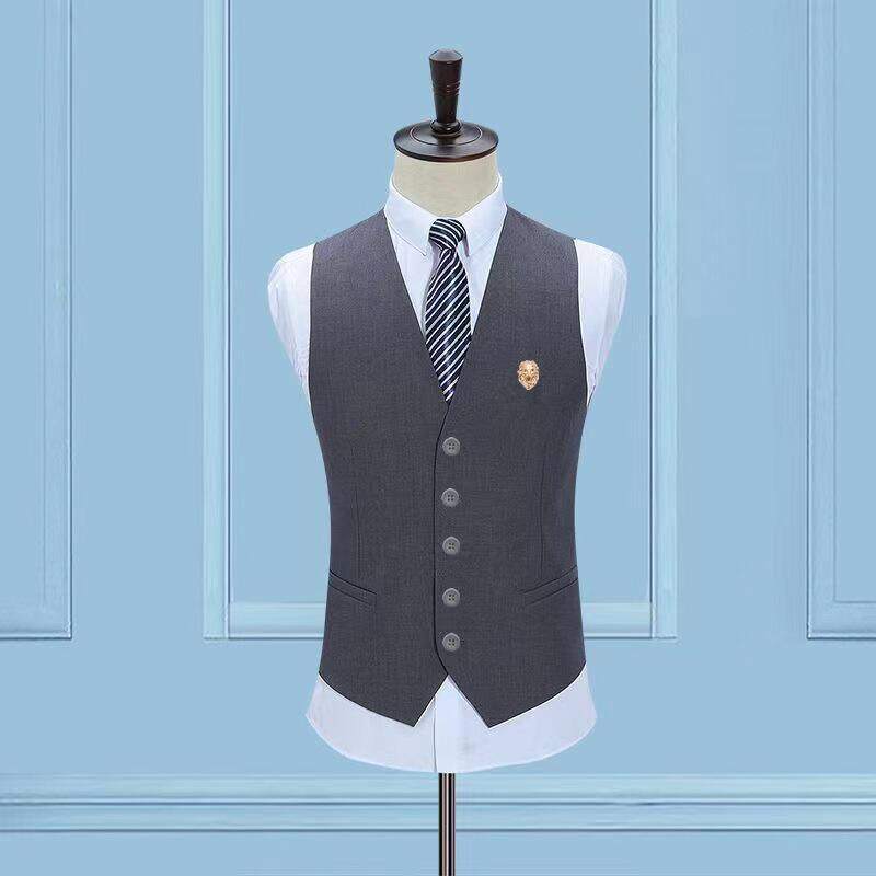 西服背心休闲职业马夹伴郎服坎肩