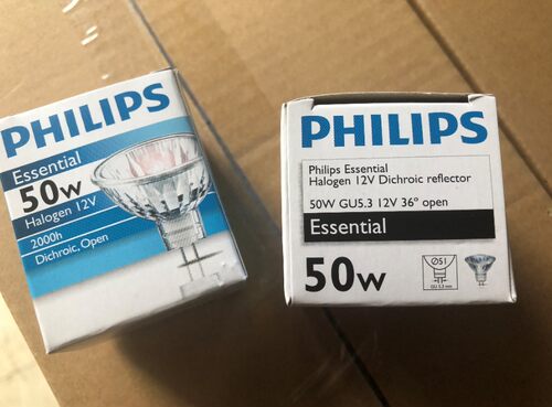 PHILIPS飞利浦灯杯 MR11/MR16 12V20W 35W 50W GU5.3卤素射灯灯杯