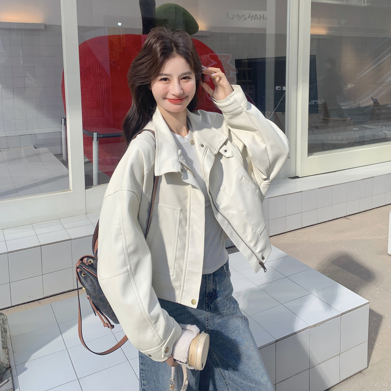 26春新款皮衣短款外套2B233-9818-P155248,女装皮衣,2B233