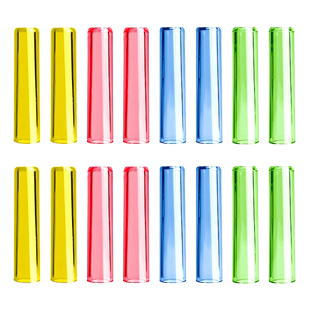 得力透明铅笔帽不分心透明笔套保护套笔盖笔帽铅笔套小学生一年级用铅笔头保护套短铅笔延长器铅笔加长器