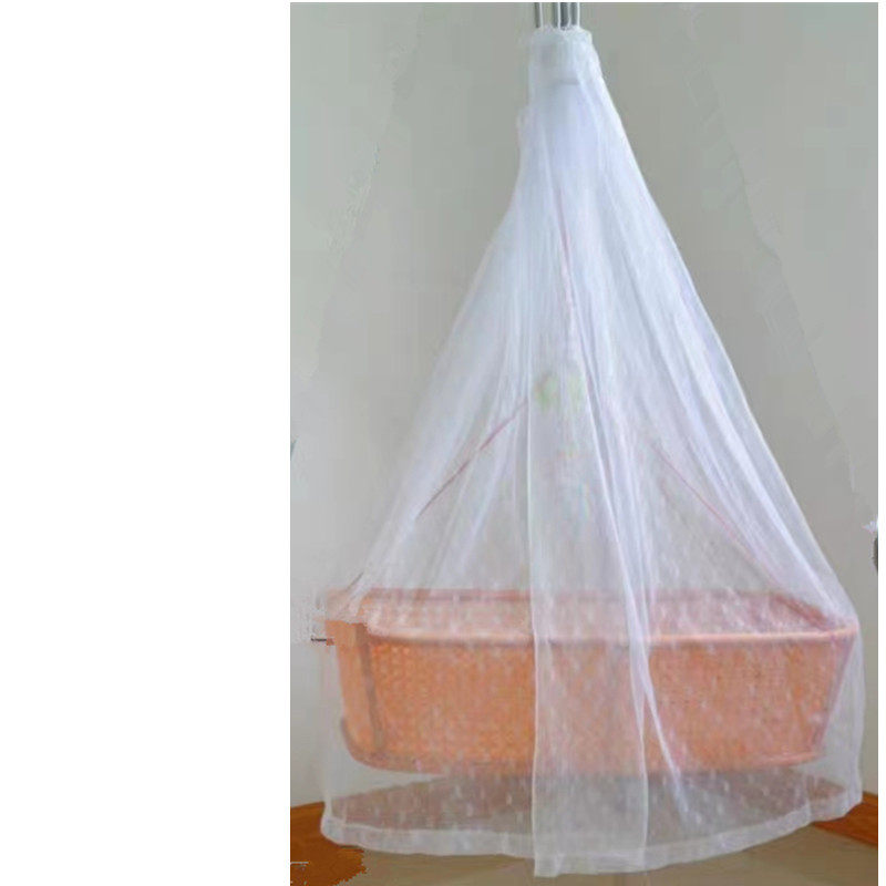 潮汕摇篮吊篮儿童床圆方顶/摇篮专用宝宝婴儿加密蚊帐儿童蚊帐