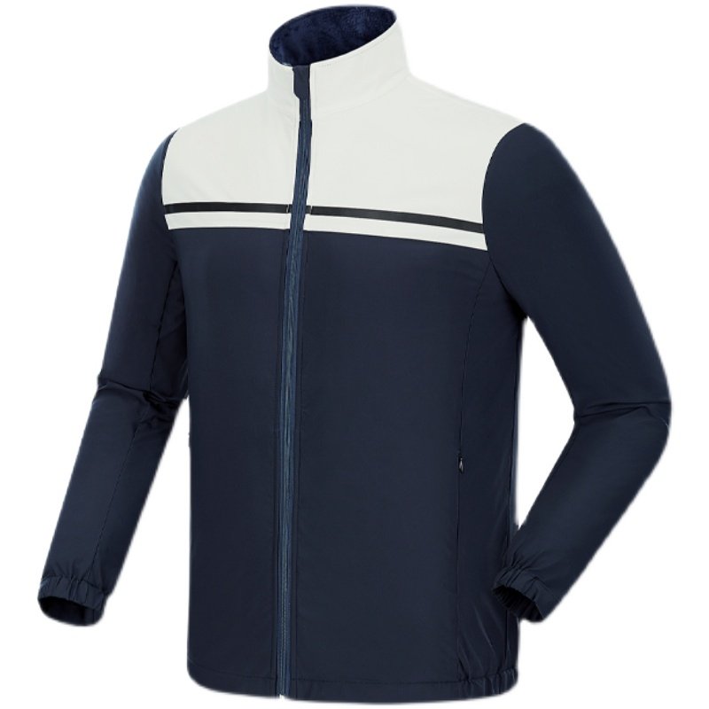 憨熊高尔夫服饰立领服装男士长袖