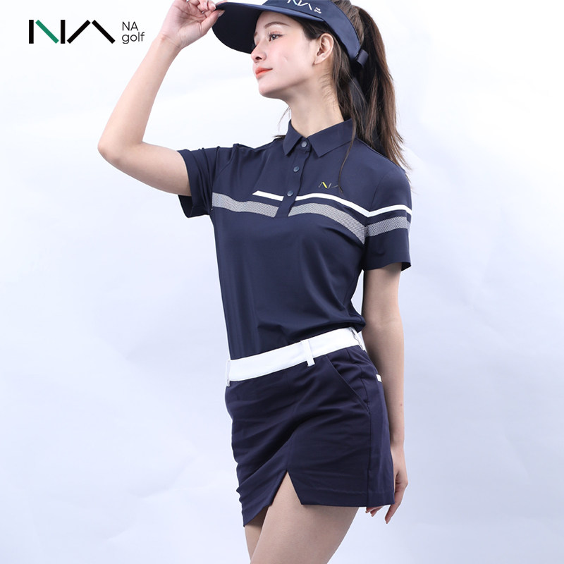 NA高端休闲运动服POLO衫商务通勤户外半袖夏季男女情侣款