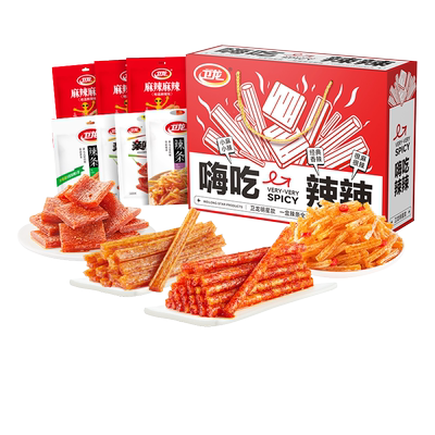 卫龙辣条魔芋爽办公室零食