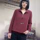 李明服饰897 半拉链卫衣女春秋款 气质减龄立领休闲上衣