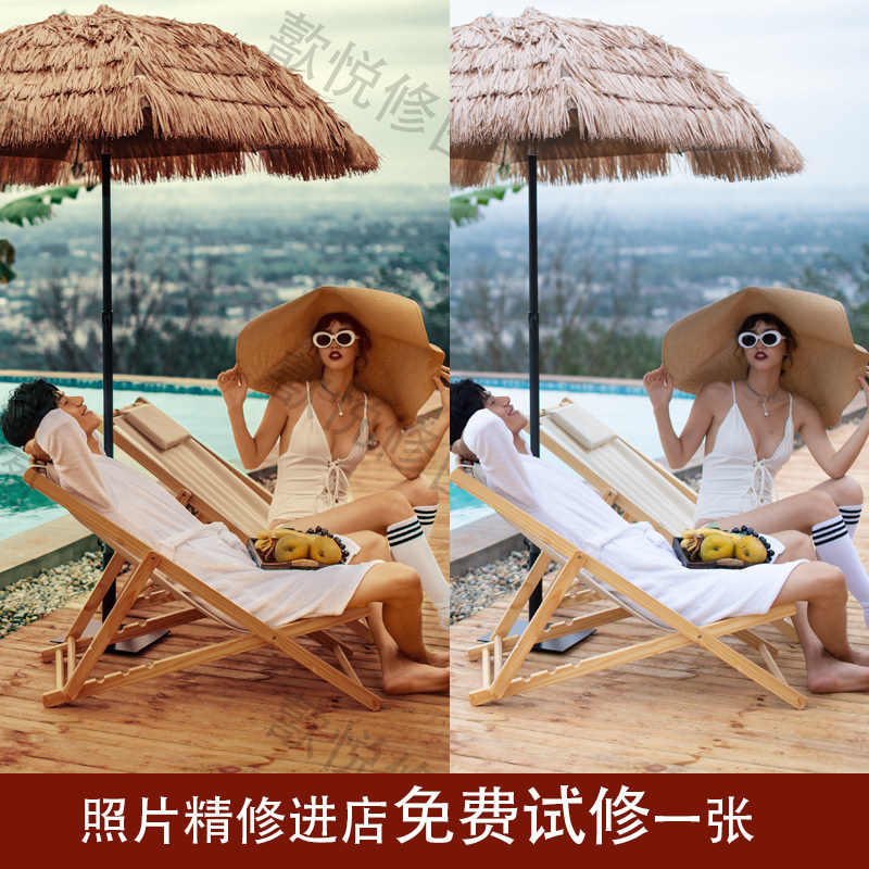 修图专业修图证件照ps精修照片平面广告设计