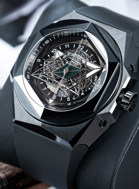 瑞夫泰格全自动机芯男士机械手表刺青防水夜光休闲商务RGA6908