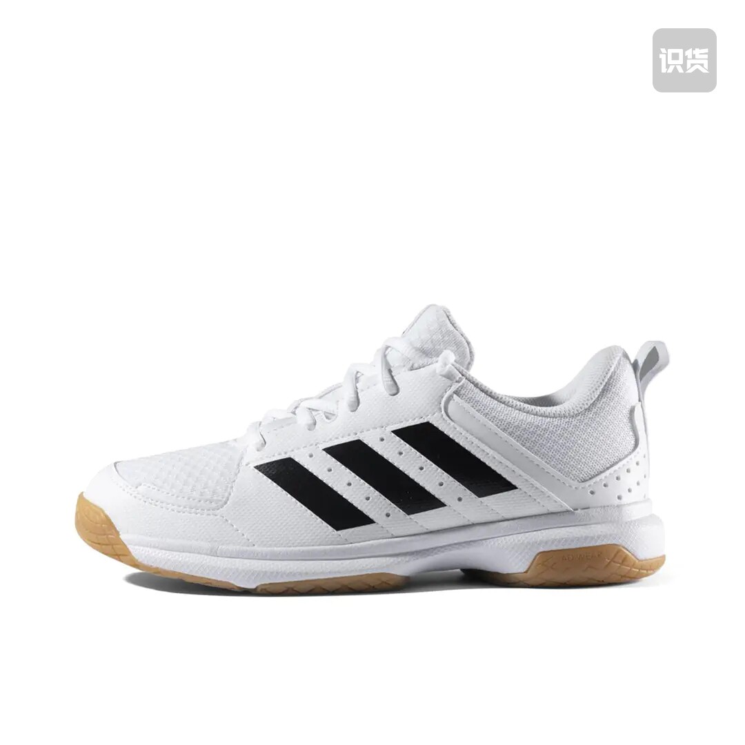 adidas Ligra 7 减震回弹 羽毛球鞋 白色/黑色GZ0069山东ls仓